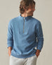 Men's French Rib Half Zip - Quiet Harbor